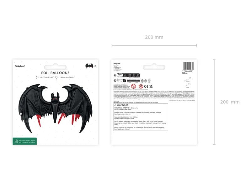 47'' Μπαλόνι Νυχτερίδα Βαμπίρ