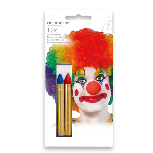 12 Make Up Sticks Pastel