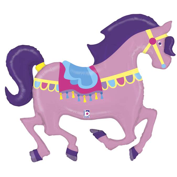 48" Μπαλόνι Αλογάκι καρουσέλ