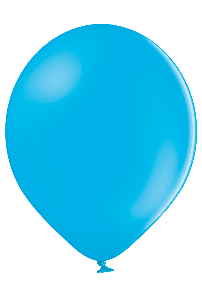 Μπαλόνια Λάτεξ 9 Μπλε Cyan / 100 τεμ