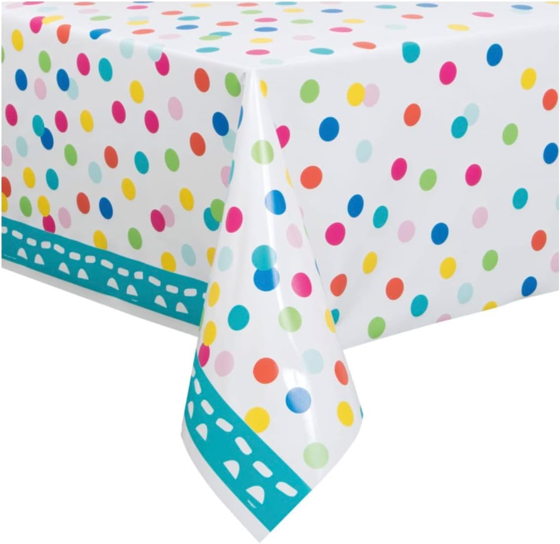 Τραπεζομαντήλο Πλαστικό Confetti Cake / 137 x 213 εκ