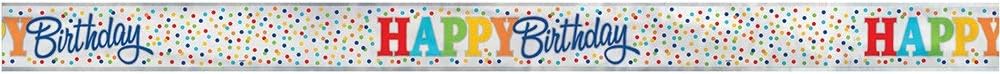Μεταλλική ταινία HAPPY BIRTHDAY / 3.66 μ