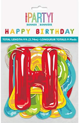 Γιρλάντα Γράμματα Happy Birthday / 2,74μ.