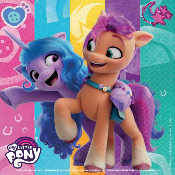 Χαρτοπετσέτες φαγητού My Little Pony / 16 τεμ