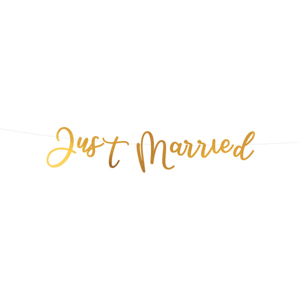Γιρλάντα Γράμματα Just Married Wedding / 91.5 εκ