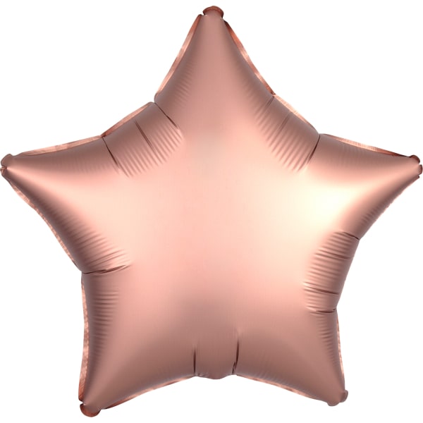 Μπαλόνι Φοιλ Αστέρι Silk Lustre Rose Copper / 48 εκ