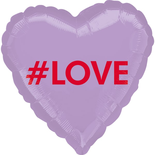 Μπαλόνια Φοιλ 17 #Love Candy Heart / 43εκ