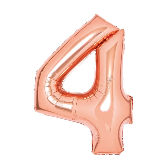 Φοιλ Σχήμα Ροζ Χρυσό 26 Νούμερο 4 / 66εκ ύψος