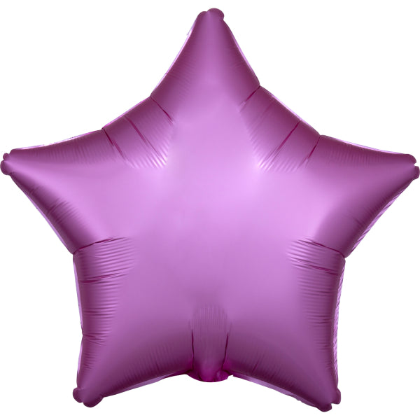 Μπαλόνι Φοιλ Αστέρι Silk Lustre Flamingo / 48εκ