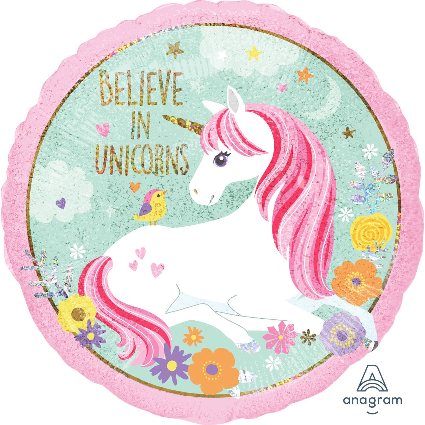 Μπαλόνι Φοιλ 18 Magical Unicorn 45 εκ.