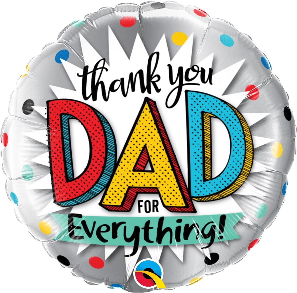 Μπαλόνι Φοιλ 18 Thank you Dad /46 εκ - μπαμπά