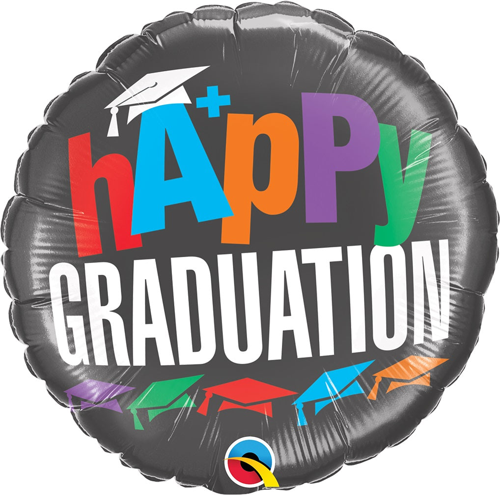 Μπαλόνι Φοιλ 18 Στρογ. Happy A+ Graduation