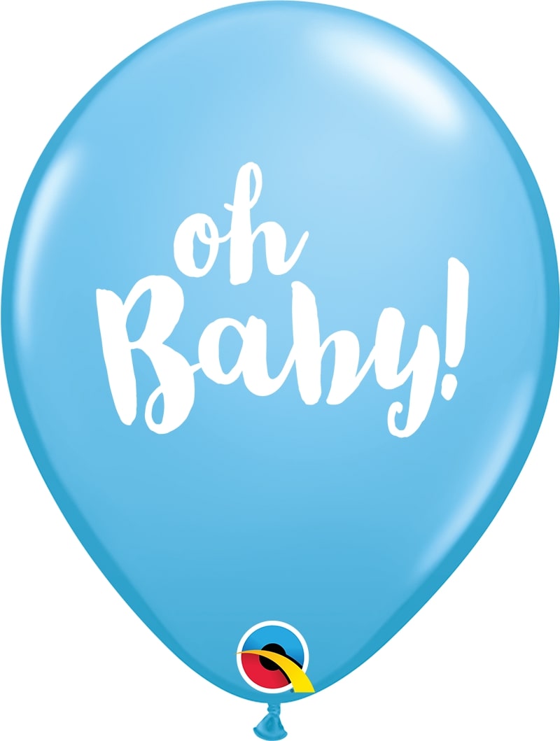 Μπαλόνια Λάτεξ 11 Oh Baby Pale Blue 25τεμ