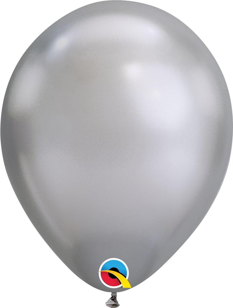Μπαλόνια Λάτεξ 11 Ασημί Chrome /100 τεμ