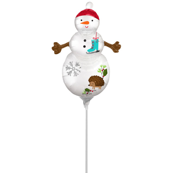 Μπαλόνι Φοιλ Μίνι 14 Satin Woodland Snowman - Χιονάνθρωπος
