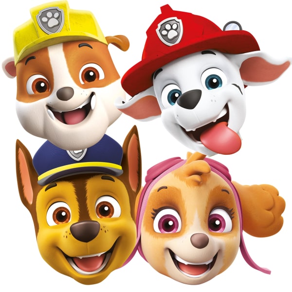 Μάσκες χάρτινες Paw Patrol 2022 /8 τεμ