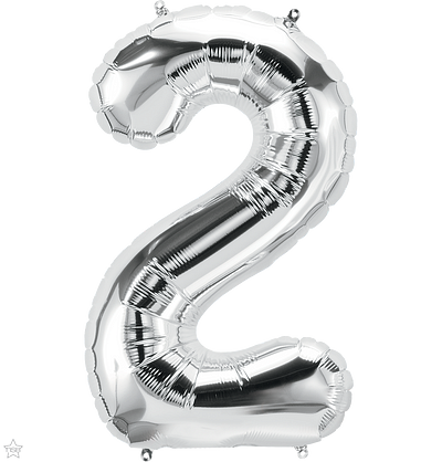 Φοιλ Super Shape Νούμερο 2 Ασημί / 86εκ Ύψος