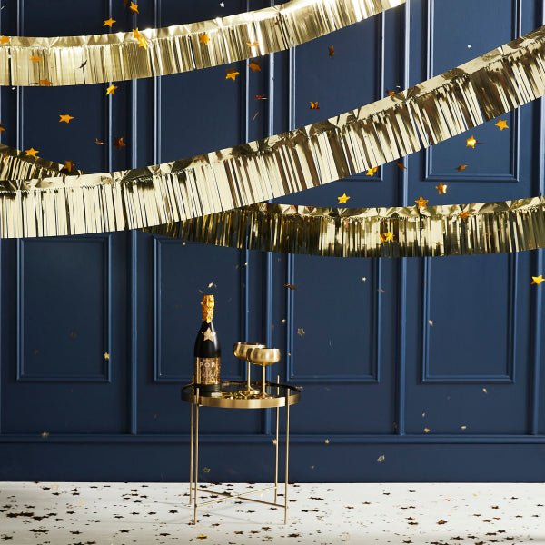 Γιρλάντα Χρυσή Fringe Garland Pop The Bubbly Gold Foil / 5 μ