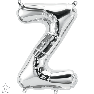 Μπαλόνι Φοιλ Μίνι Γράμμα Z Ασημί 41εκ