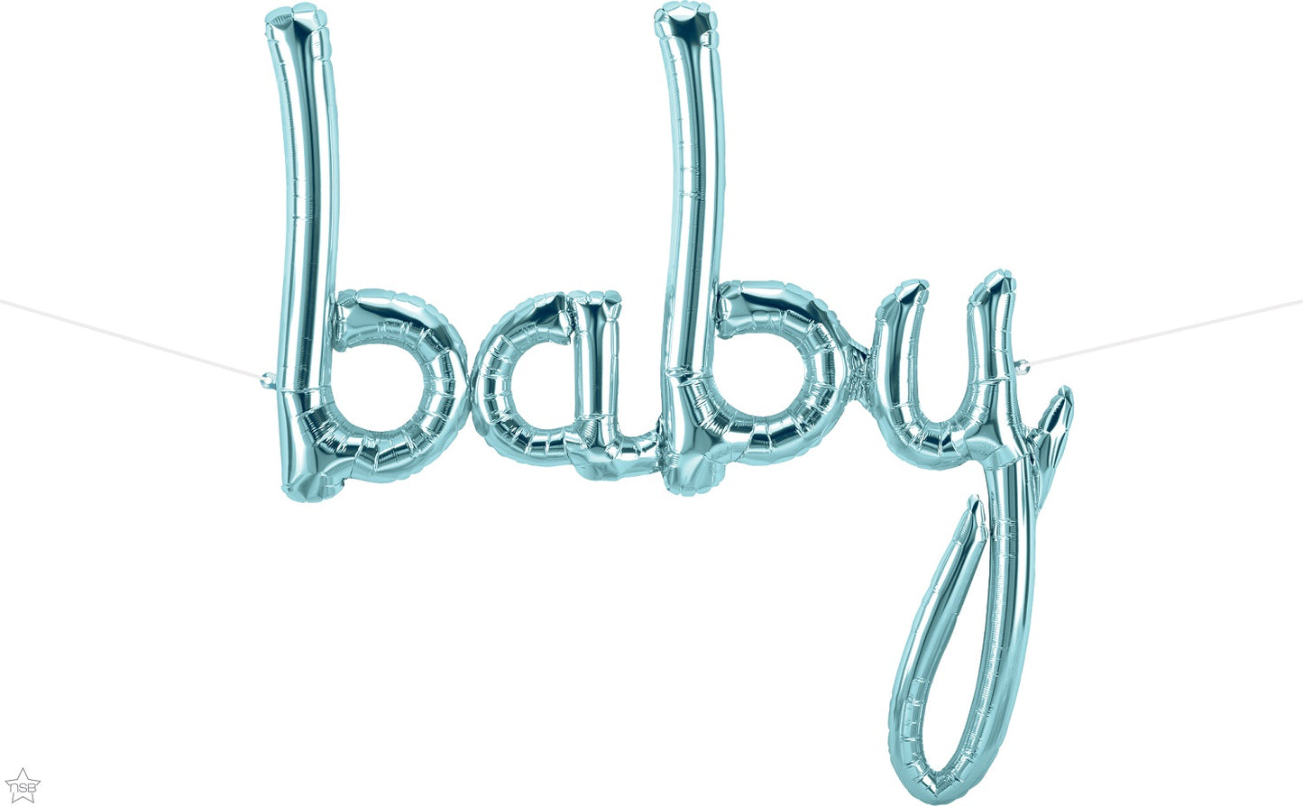 Μπαλόνι Φοιλ Script Phrase baby Γαλάζιο 61x74 εκ