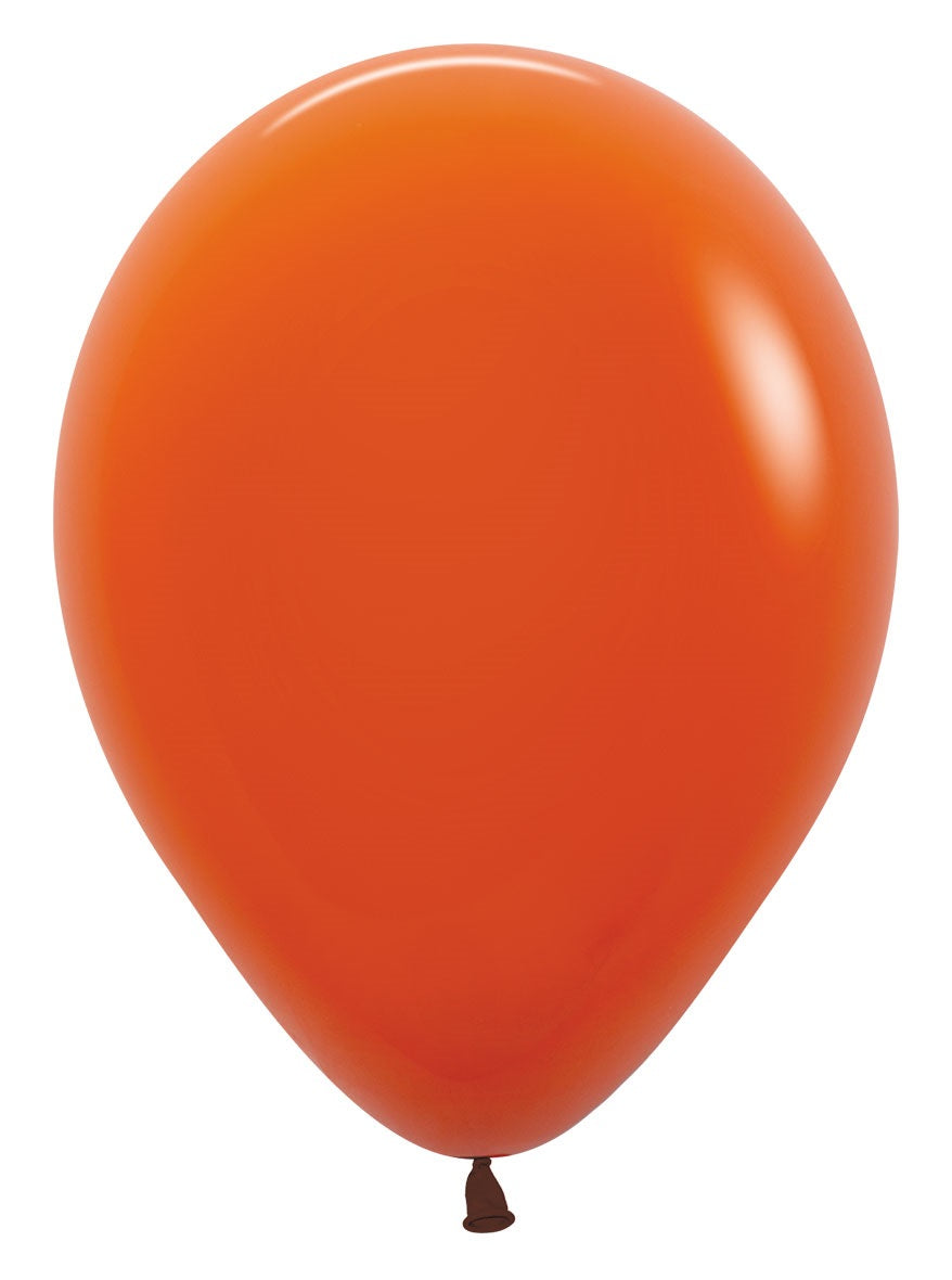 Μπαλόνια Λάτεξ 12 Πορτοκαλί /50 τεμ - Sunset Orange