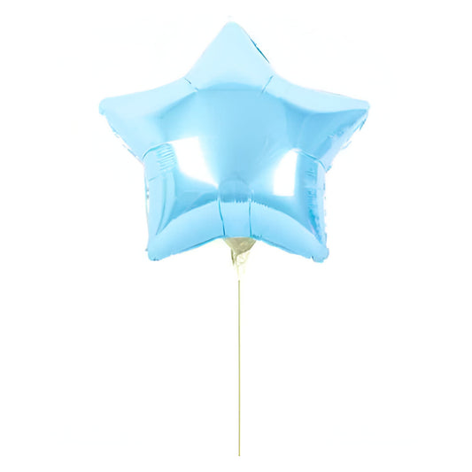 5″ Mini Shape μπαλόνι Baby Blue Αστέρι (με βαλβίδα)