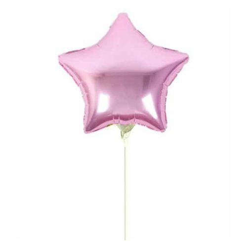 5″ Mini Shape μπαλόνι Baby Pink Αστέρι (με βαλβίδα)