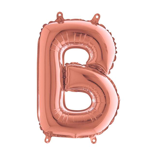 Mini Μπαλόνια Γράμματα Rosegold 36cm