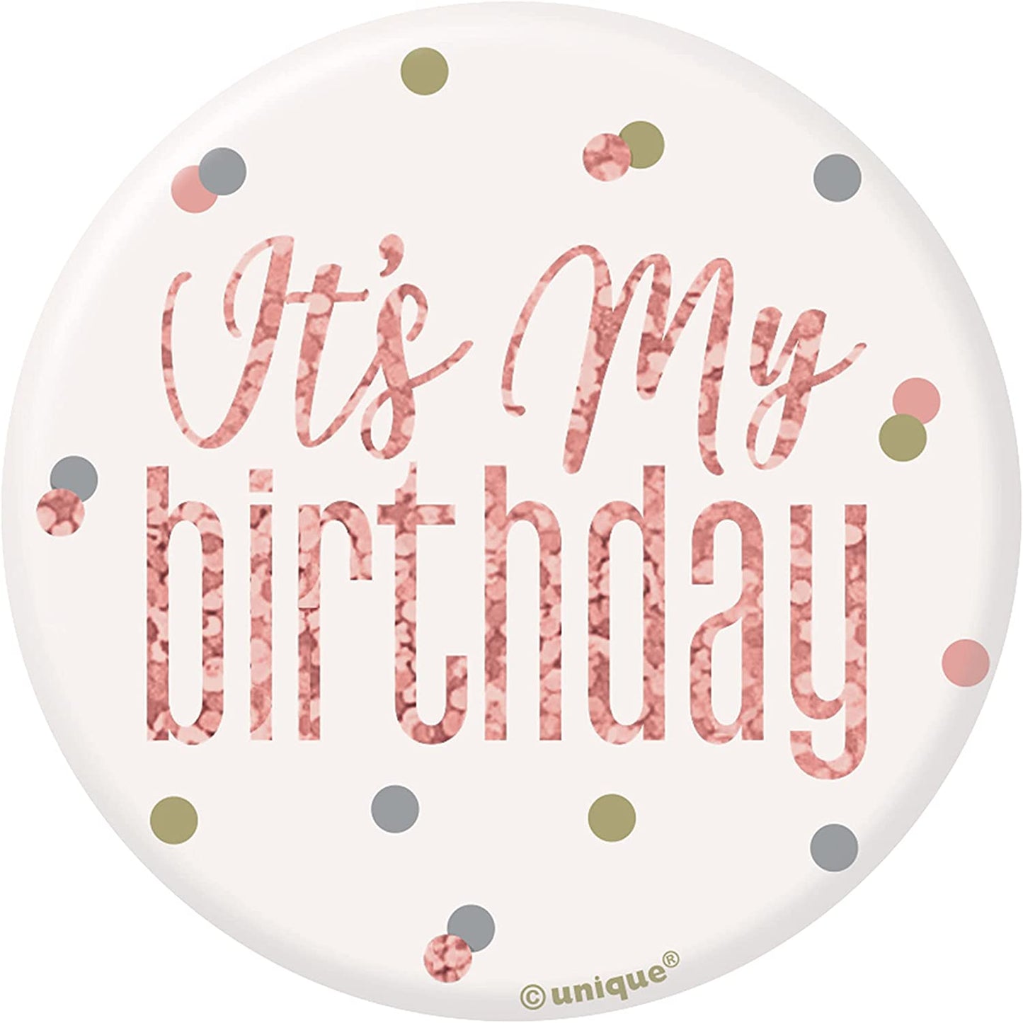 Κονκάρδα Glitz Rose Gold Birthday