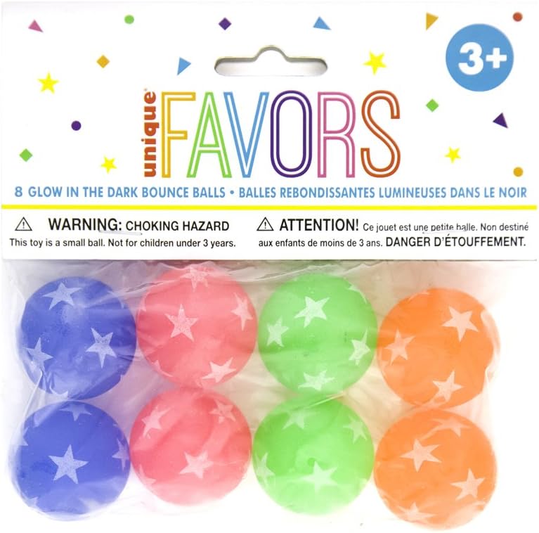 Παιχνιδάκια Μπαλάκια Glow in the Dark / 8 τεμ