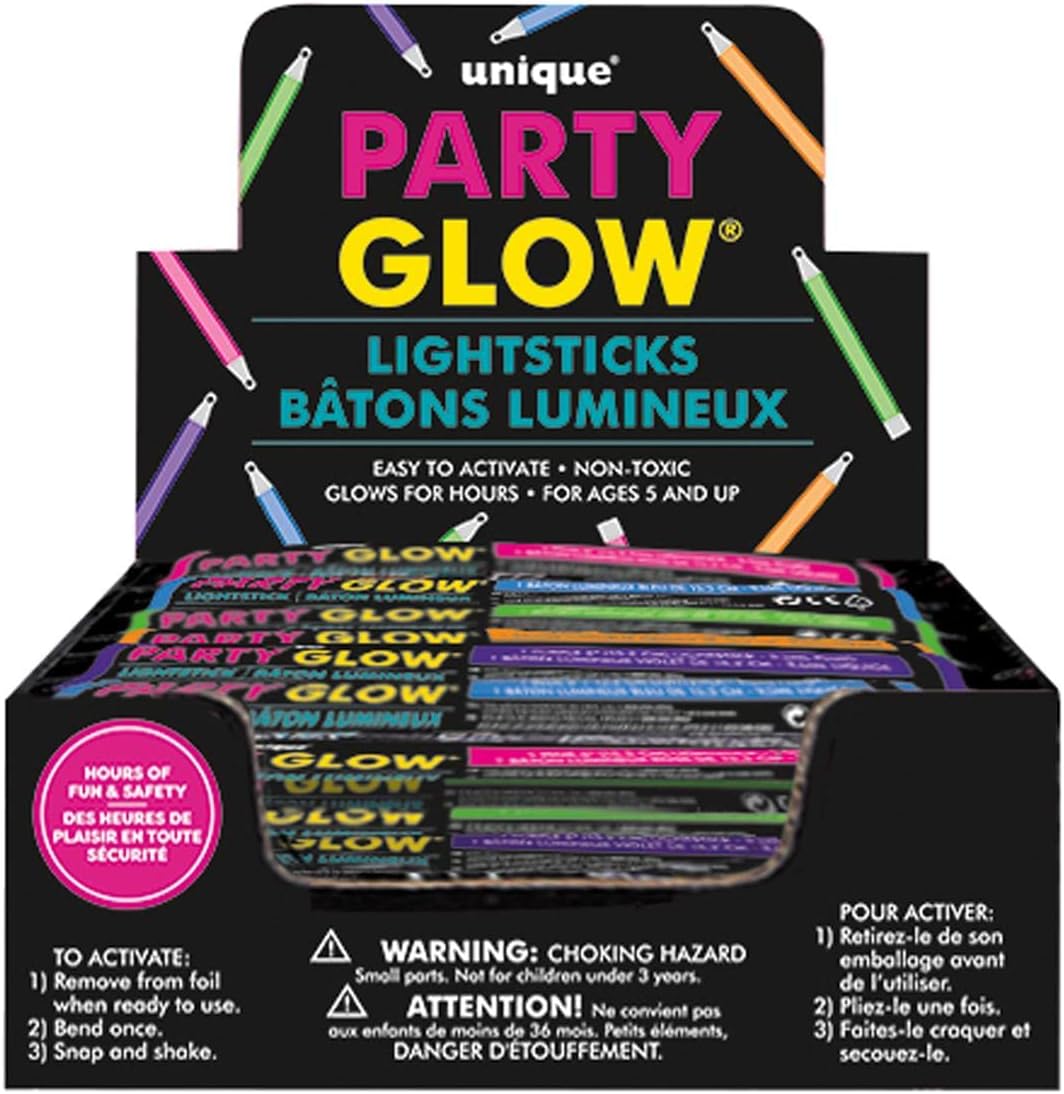 Glow In The Dark Light Stick σε διάφορα χρώματα