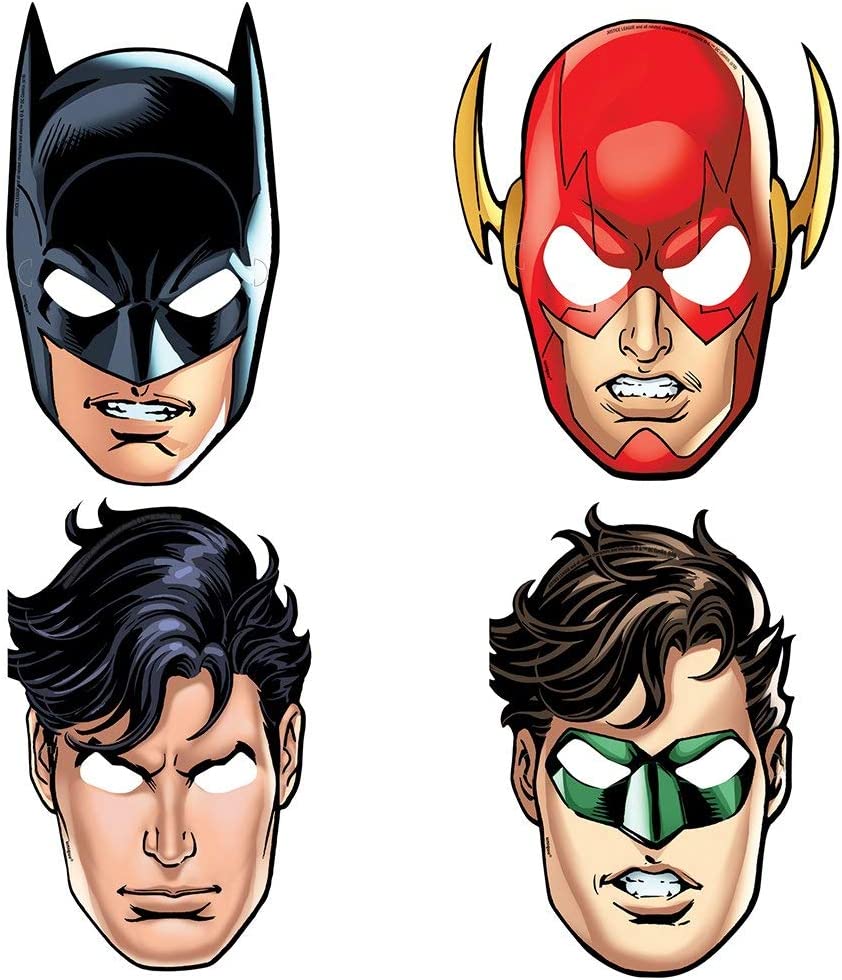 Μάσκες Justice League Party / 8 τεμ