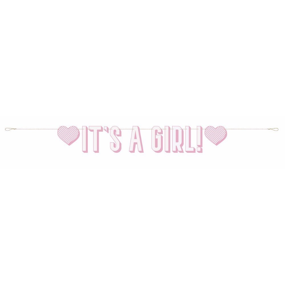 Γιρλάντα Γράμματα It's A Girl / 152 εκ