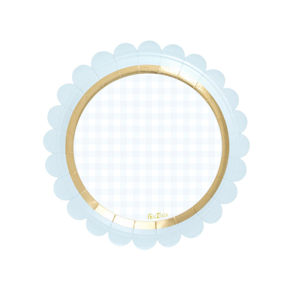 Πιάτα Γλυκού Baby Chic Σιέλ / 8 τεμ