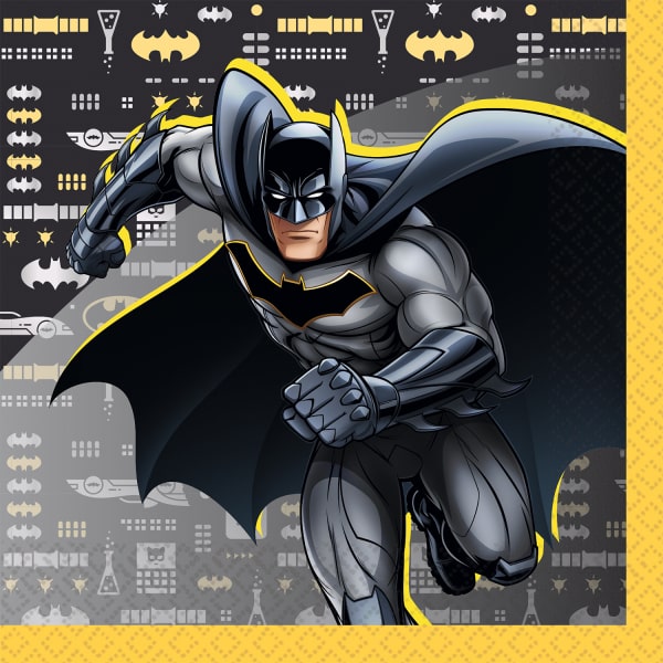 Χαρτοπετσέτες φαγητού 33εκ Batman /16τεμ