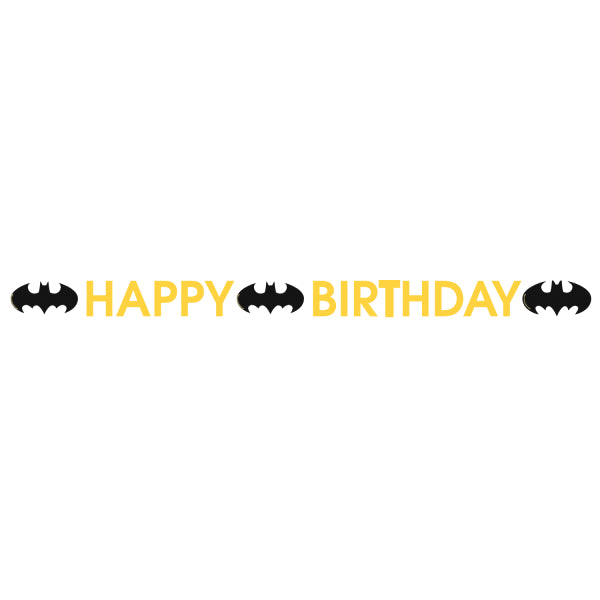 Γιρλάντα Γράμματα Happy Birthday Batman / 180 x 11 εκ