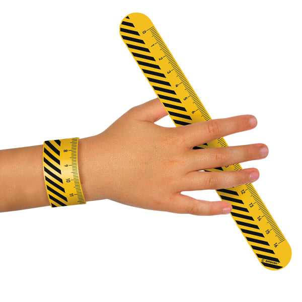 Βραχιόλια Slap Bracelets 24 εκ Construction / 8 τεμ