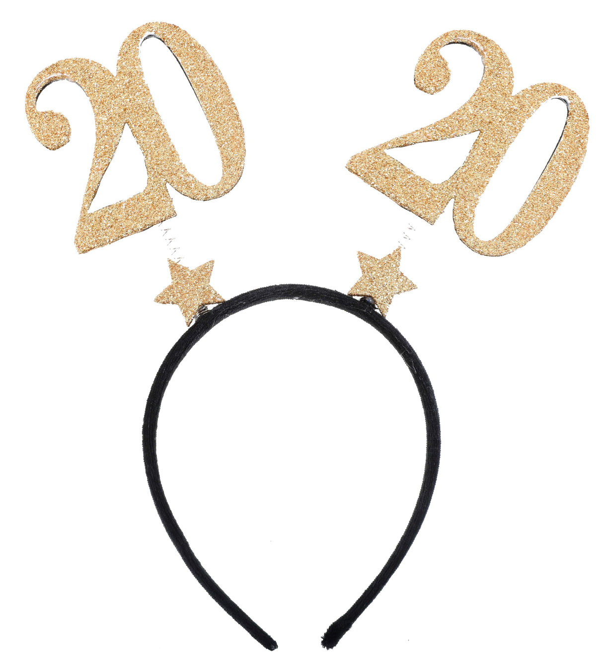 Χρυσή Στέκα με Glitter 20 Χρόνων / 21 x 25 εκ
