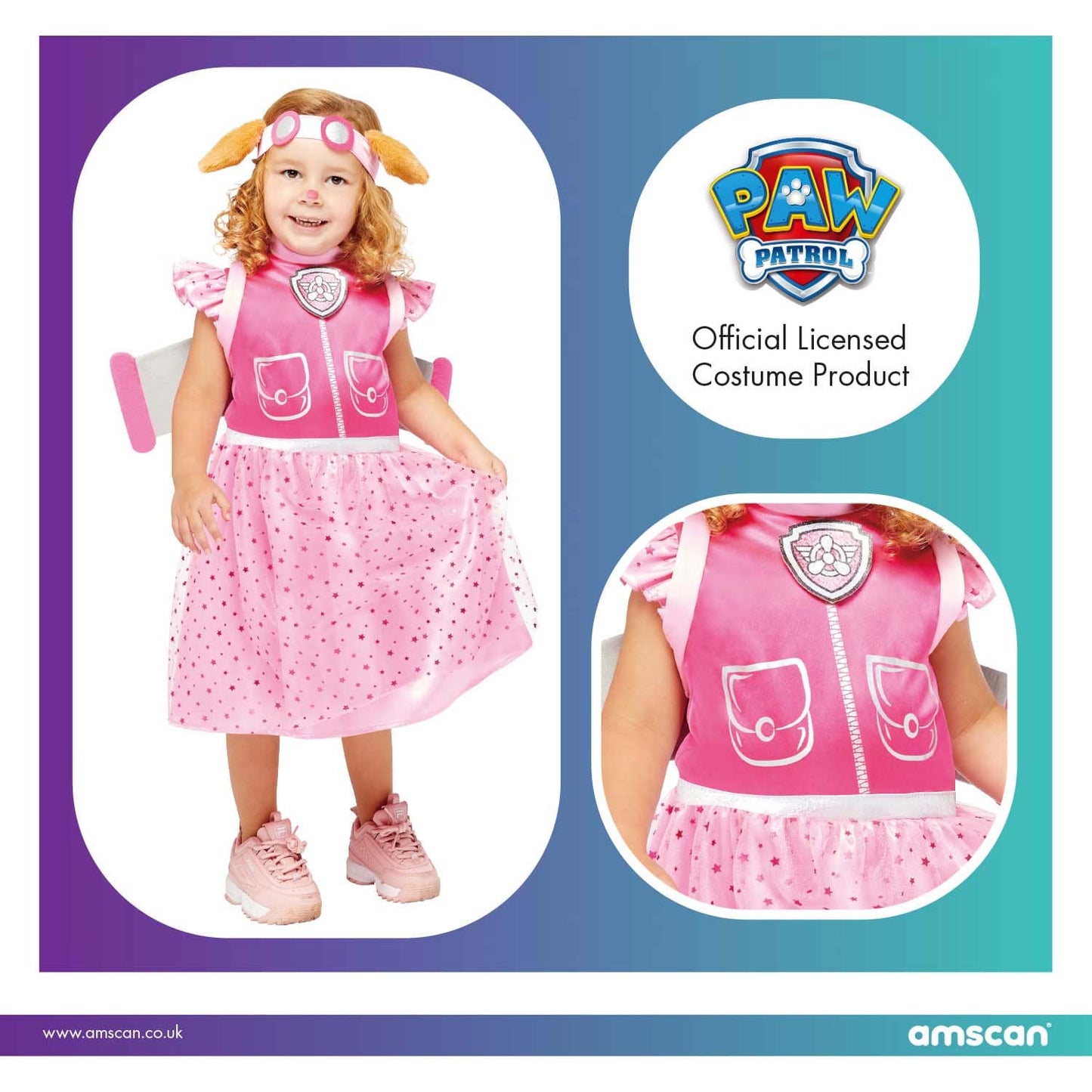 Στολή Paw Patrol Deluxe Skye Costume 3-4 Ετών
