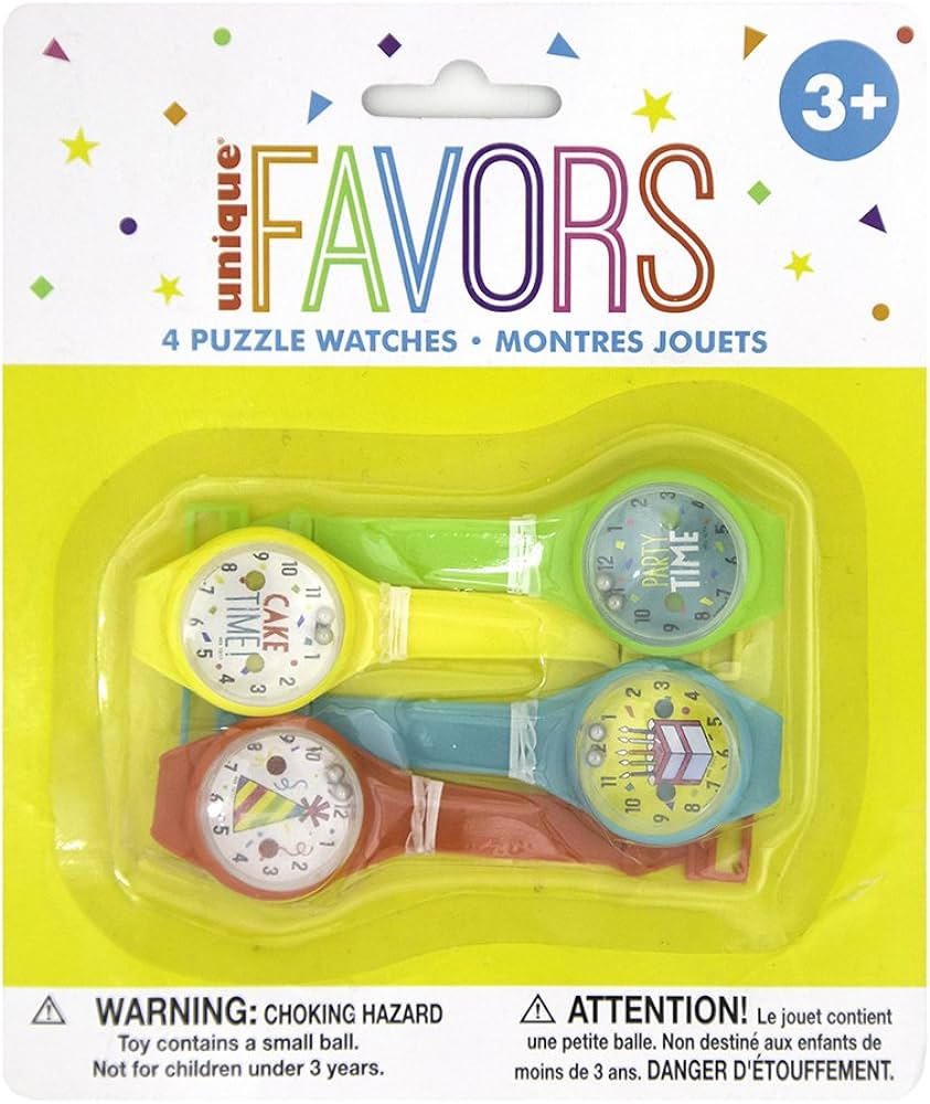 Παιχνιδάκια Puzzle Watches πολύχρωμα(4τεμ)