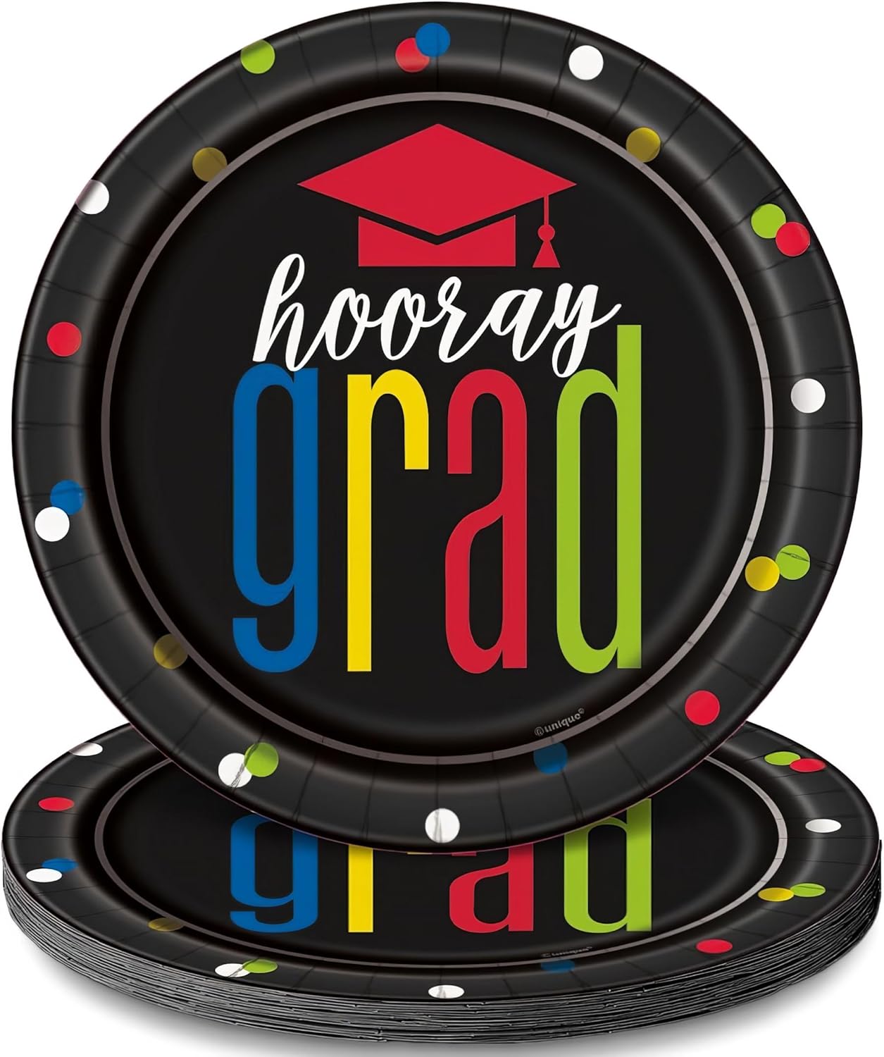 Πιάτα Χάρτινα Γλυκού 18εκ Αποφοίτηση/ Graduation / 8 τεμ.