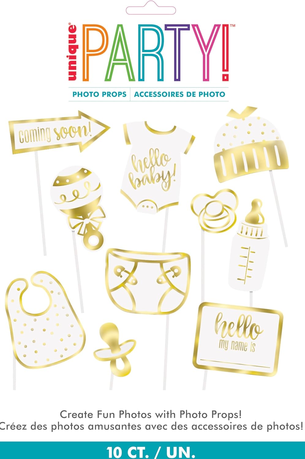 Σέτ Φωτογραφικού θαλάμου Hello Baby / 10 τμχ