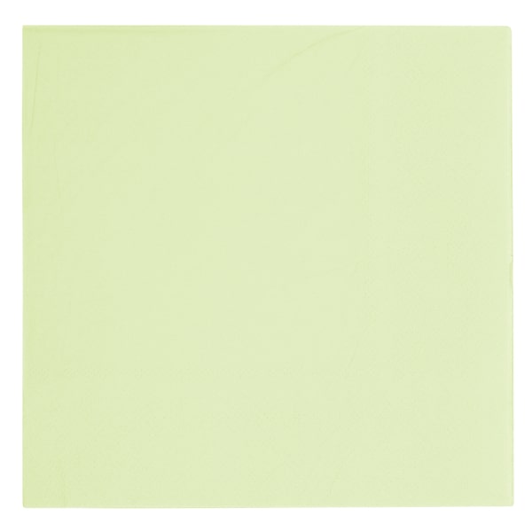 Χαρτοπετσέτες φαγητού 3φύλλες Vert Decor 33x33cm Green - Πράσινο Παστέλ /20 τεμ