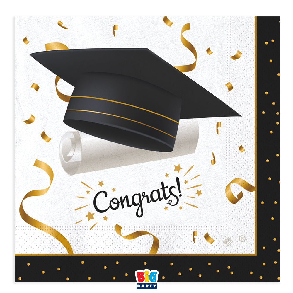 Χαρτοπετσέτα φαγητού Congrats! / 16 τμχ