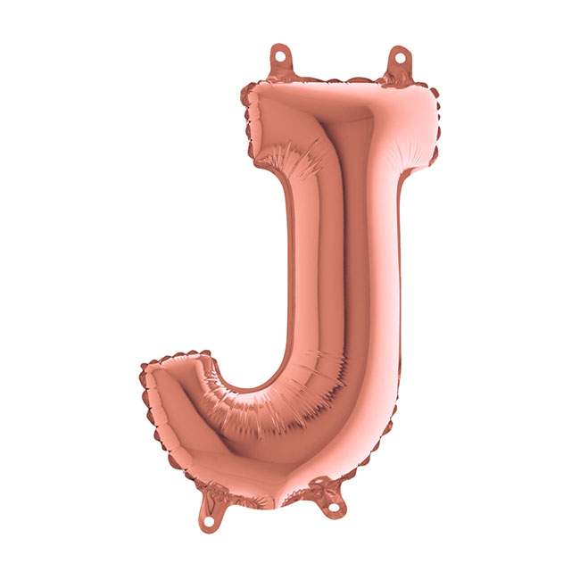Mini Μπαλόνια Γράμματα Rosegold 36cm
