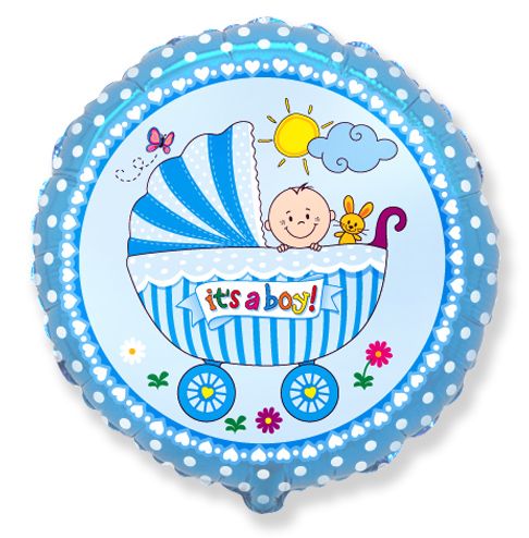Μπαλόνι Φοιλ 18 Baby Blue / 46 εκ Συσκευασμένο