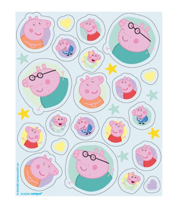 Αυτοκόλλητα Peppa Pig Sticker Sheets / 4 τμχ