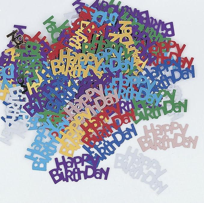 Κομφετί Ασορτί Happy Birthday / 13 γρ