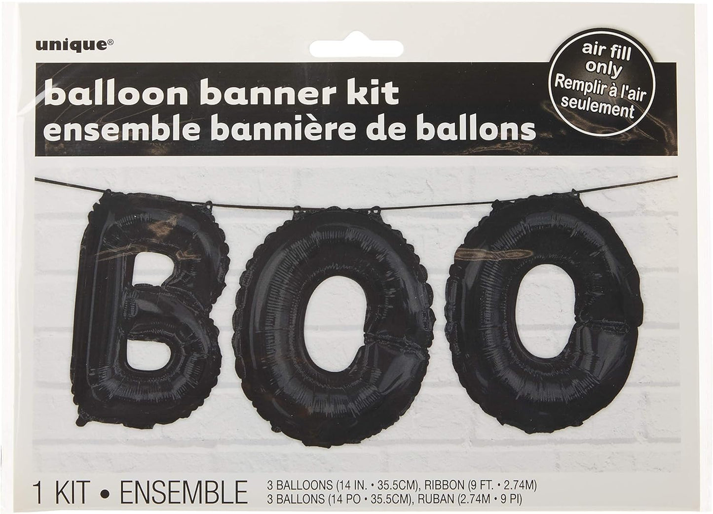 Γιρλάντα με Φοιλ Γράμματα BOO