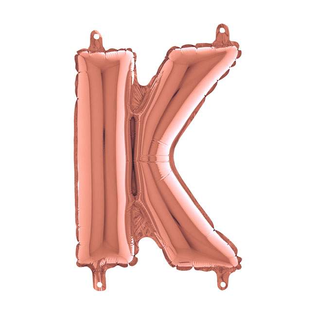 Mini Μπαλόνια Γράμματα Rosegold 36cm